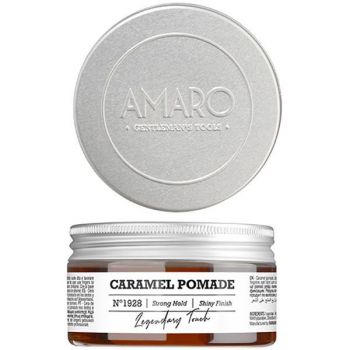 Gel de par Amaro Caramel Pomade cu sustinere puternica si stralucire medie 100ml de firma original