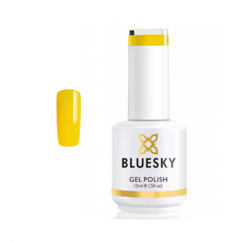 Lac de unghii semipermanent Bluesky UV Bicycle Yellow 15ml de firma original