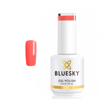 Lac de unghii semipermanent Bluesky UV Elegant Orange 15ml la reducere