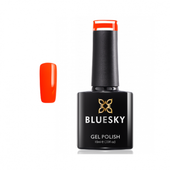 Lac de unghii semipermanent Bluesky UV Orange Hot Chilli 15ml de firma original