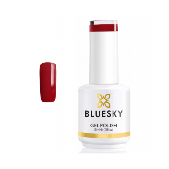 Lac de unghii semipermanent Bluesky UV Pillar Box Red 15ml la reducere