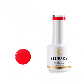 Lac de unghii semipermanent Bluesky UV Red Carrot 15ml