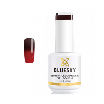 Lac de unghii semipermanent Bluesky UV termic You Look Cherry-Ific Burgundy 15ml la reducere