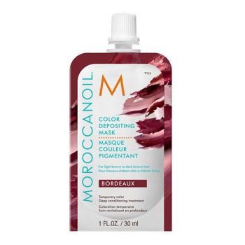 Masca coloranta pentru par Moroccanoil Color Depositing - Bordeaux 30ml