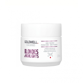 Tratament intensiv de par Goldwell Dualsences Blondes & Highlights pentru par degradat 200ml de firma original