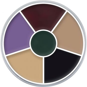 Fard creama Kryolan Color Circle 6 culori BlackEye 30g