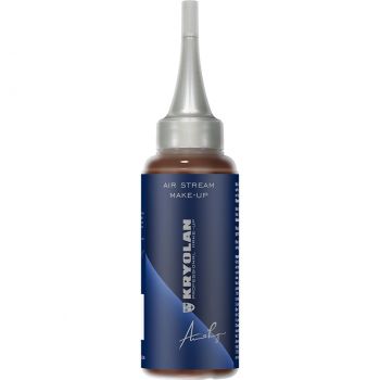 Fard lichid profesional Kryolan Air Stream Make-up Mat Dark Brown 75ml