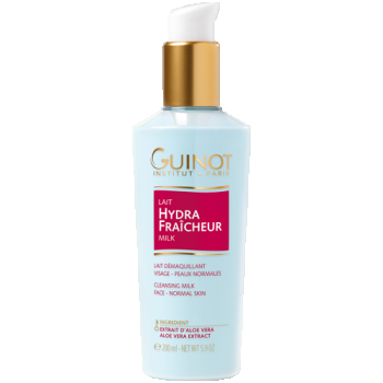 Lapte demachiant Guinot Lait Hydra Fraicheur pentru toate tipurile de ten 300ml