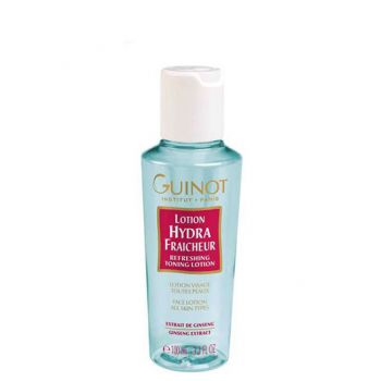 Lotiune tonica Guinot Hydra Fraicheur Toning Lotion pentru toate tipurile de ten 100ml la reducere