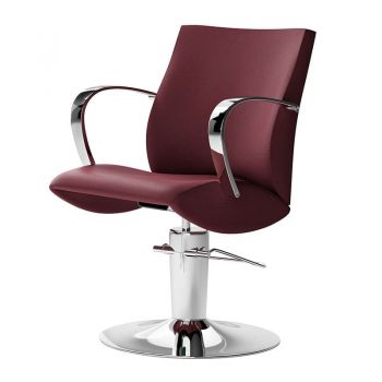 Scaun Coafor Maletti Lioness cu baza Madame Ronde