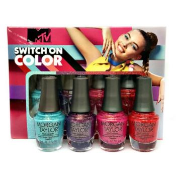 Set lac unghii saptamanal Gelish MTV Switch Mini 4buc