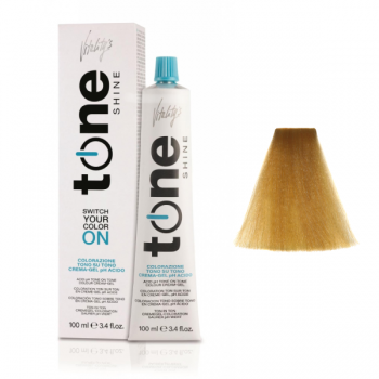 Vopsea de par crema semipermanenta Vitality's Tone Shine Golden Ultra Blonde 10/3 100ml de firma originala