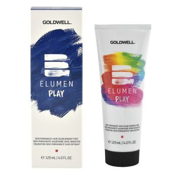 Vopsea de par semipermanenta Goldwell Elumen Play Albastru 120ml ieftina