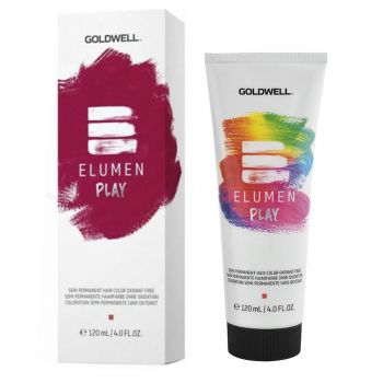 Vopsea de par semipermanenta Goldwell Elumen Play Metallic Berry 120ml