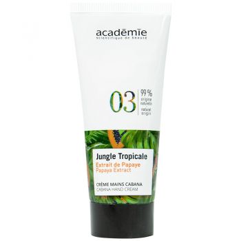 Crema de maini Academie Spa Destination Jungle Tropicale cu efect regenerant 30 ml la reducere