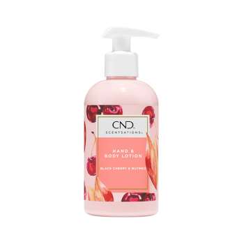 Lotiune hidratanta CND Scentsations Black Cherry & Nutmeg Lotion 245ml de firma originala