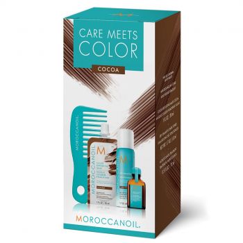 Set pentru par Moroccanoil Care Meets Color Cocoa