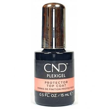 Gel hibrid pentru sigilare CND Plexigel Protector Top Coat 15ml