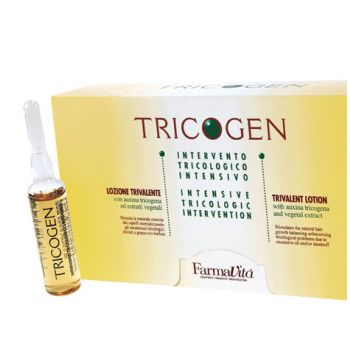 Tratament pentru par Farmavita Trivalente Tricogen 12x8ml de firma original