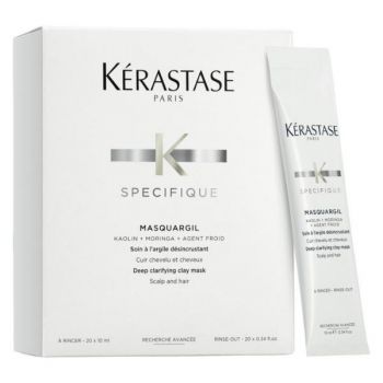 Masca cu Argila pentru Curatare Profunda - Kerastase Specifique Masquargil Deep Clarifying Clay Mask, 20 x 10ml de firma originala