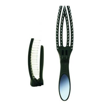 Perie Pliabila pentru Descurcarea Parului - Olivia Garden On The Go Detangle & Style Folding Hairbrush