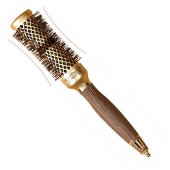 Perie Rotunda Curbata Termica - Olivia Garden NanoThermic Contour Hairbrush NT - C32