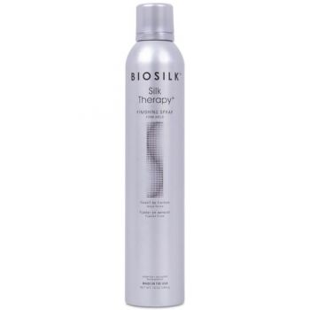 Spray de Finisare cu Fixare Puternica - Biosilk Farouk Silk Therapy Finishing Spray Firm Hold, 284g de firma original