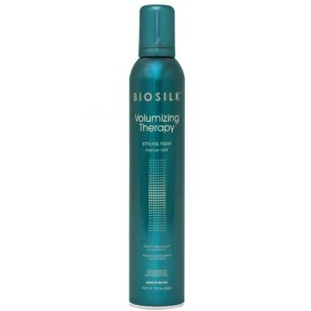 Spuma de Styling pentru Volum - Biosilk Farouk Volumizing Therapy Styling Foam, 360g la reducere