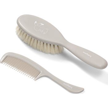 BabyOno Take Care Hairbrush and Comb set Gray(pentru nou-nascuti si copii) de firma original