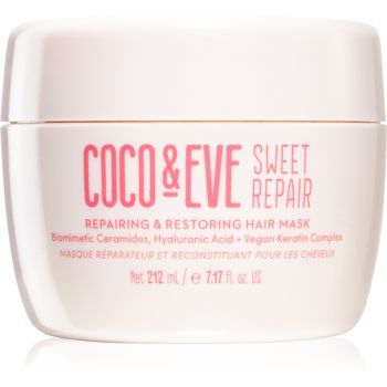 Coco & Eve Sweet Repair Repairing & Restoring Hair Mask masca hidratanta pentru intarire si stralucire