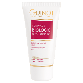 Exfoliant natural Guinot Gommage Biologic Exfoliating Gel efect de reinnoire celulara 50ml