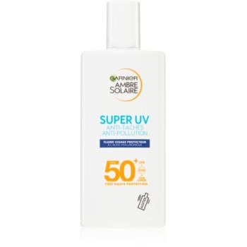 Garnier Ambre Solaire Super UV fluid pentru fata cu protectie solara 50+