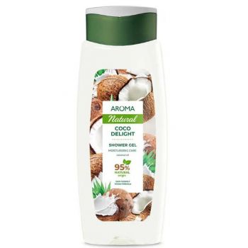 Gel de Dus cu Aroma de Cocos - Aroma Natural Coco Delight Shower Gel, 400 ml