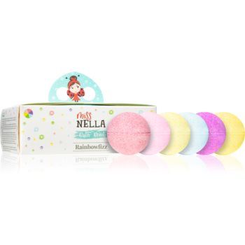 Miss Nella Rainbowfizz bile eferverscente pentru baie pentru copii
