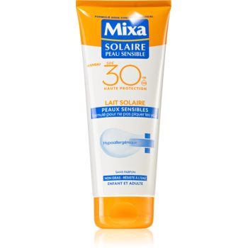 MIXA Sun loțiune pentru plaja pentru piele sensibila