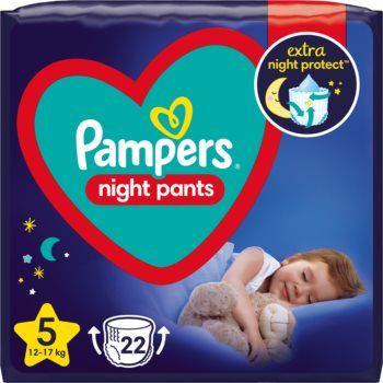 Pampers Night Pants Size 5 scutece de unică folosință tip chiloțel pentru noapte