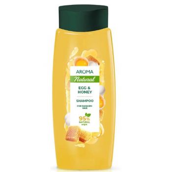 Sampon cu Ou si Miere pentru Par Deteriorat - Aroma Natural Egg & Honey Shampoo for Damaged Hair, 400 ml
