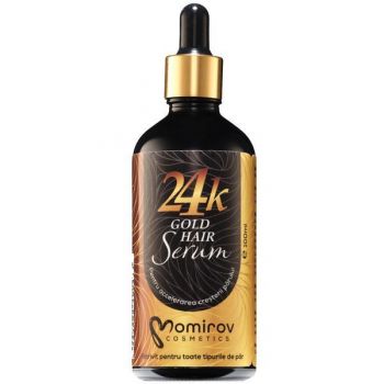 Ser 24k pentru accelerarea cresterii parului, Momirov Cosmetics, 100ml ieftin