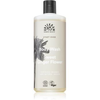 Urtekram Sweet Ginger Flower gel de duș mătăsos cu extracte de aloe si ghimbir