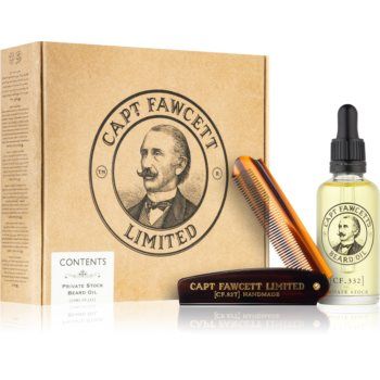 Captain Fawcett Gift Box Beard set cadou (pentru păr) pentru bărbați