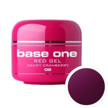 Gel UV Color Base One 5 g Red candy-cranberry-02 de firma original