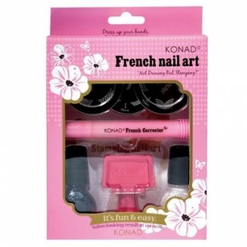 Kit Unghii French Nail Art Konad
