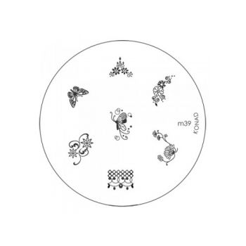 Matrita Metalica Pentru Stampile Unghii Konad M39