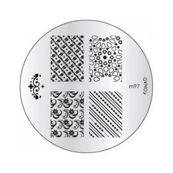 Matrita Metalica Pentru Stampile Unghii Konad M97
