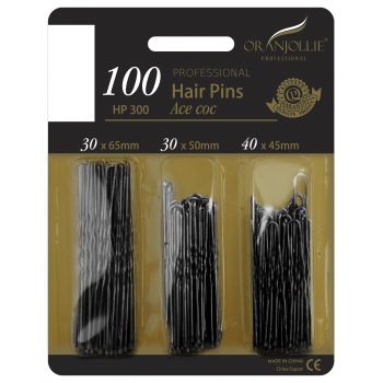 Ace coc Set 100 buc Oranjollie negre 45/50/65 mm