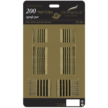 Agrafe Par Set 200 buc Oranjollie blonde 45/65 mm