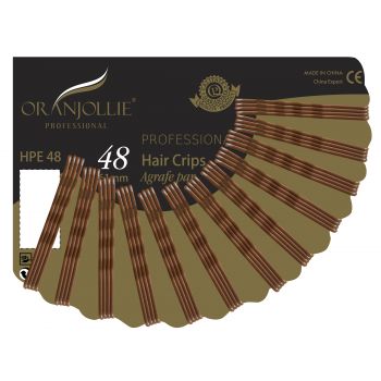 Agrafe Par set 48 buc Oranjollie blonde 61 mm