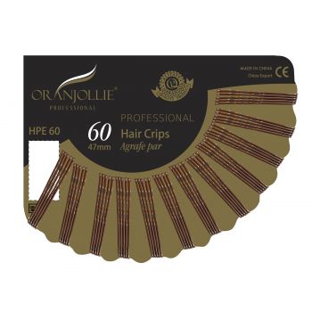 Agrafe Par set 60 buc Oranjollie blonde 47 mm