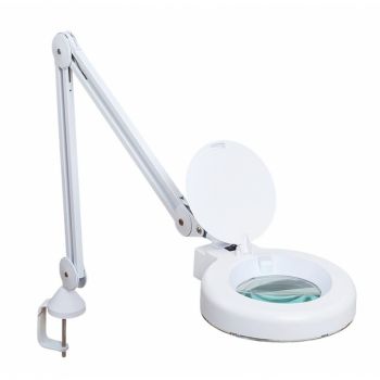 Lampa Cosmetica NEON cu Lupa, Prindere de Masa, 5 Dioptrii - Marire 275 %