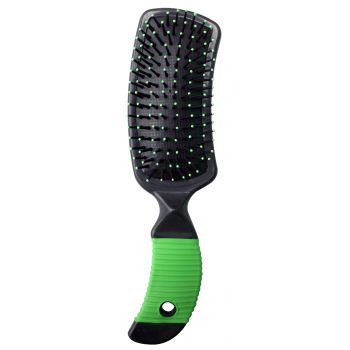 Perie de Par din Plastic Oranjollie cu Maner Silicon 02